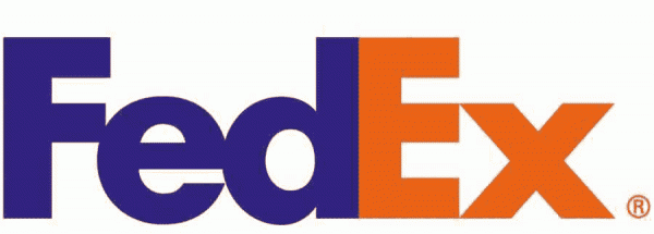 FedEx blue and red letter logo