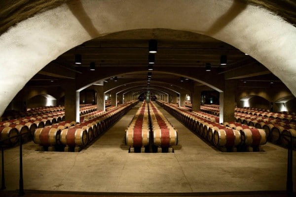 spectacular wine cellar in Napa Valley CA
