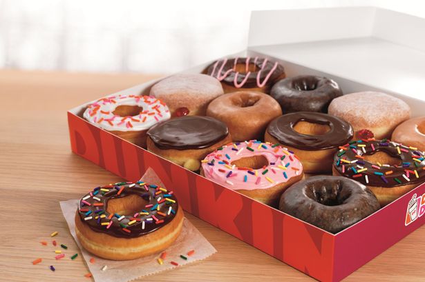 fast food delivery dunkin' donuts