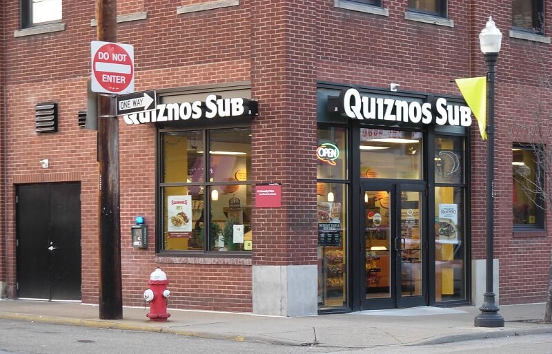 quiznos delivery franchise