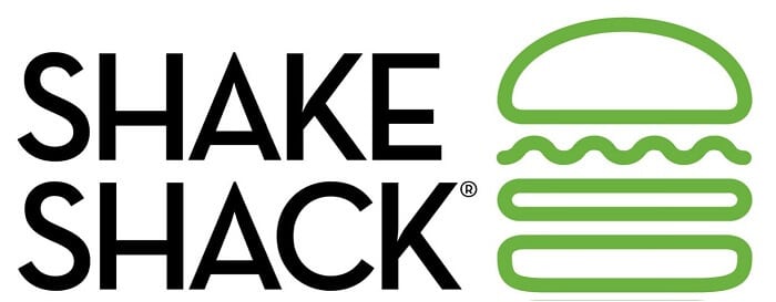 shake shack logo on white background