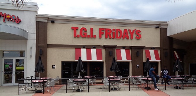 the T.G.I. Friday's location at the Orange Park Mall
