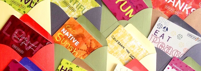 gift cards from native foods company