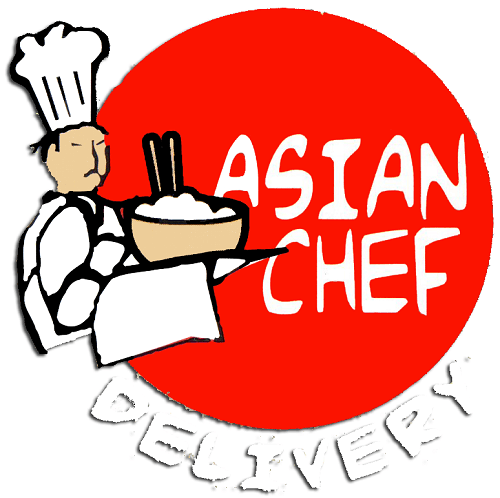 logo for asian chef delivery