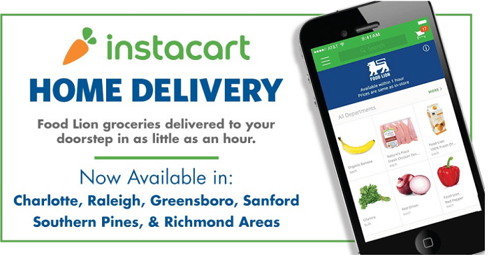 Instacart Home Delivery Food Lion