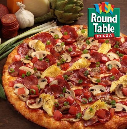round table pizza poster