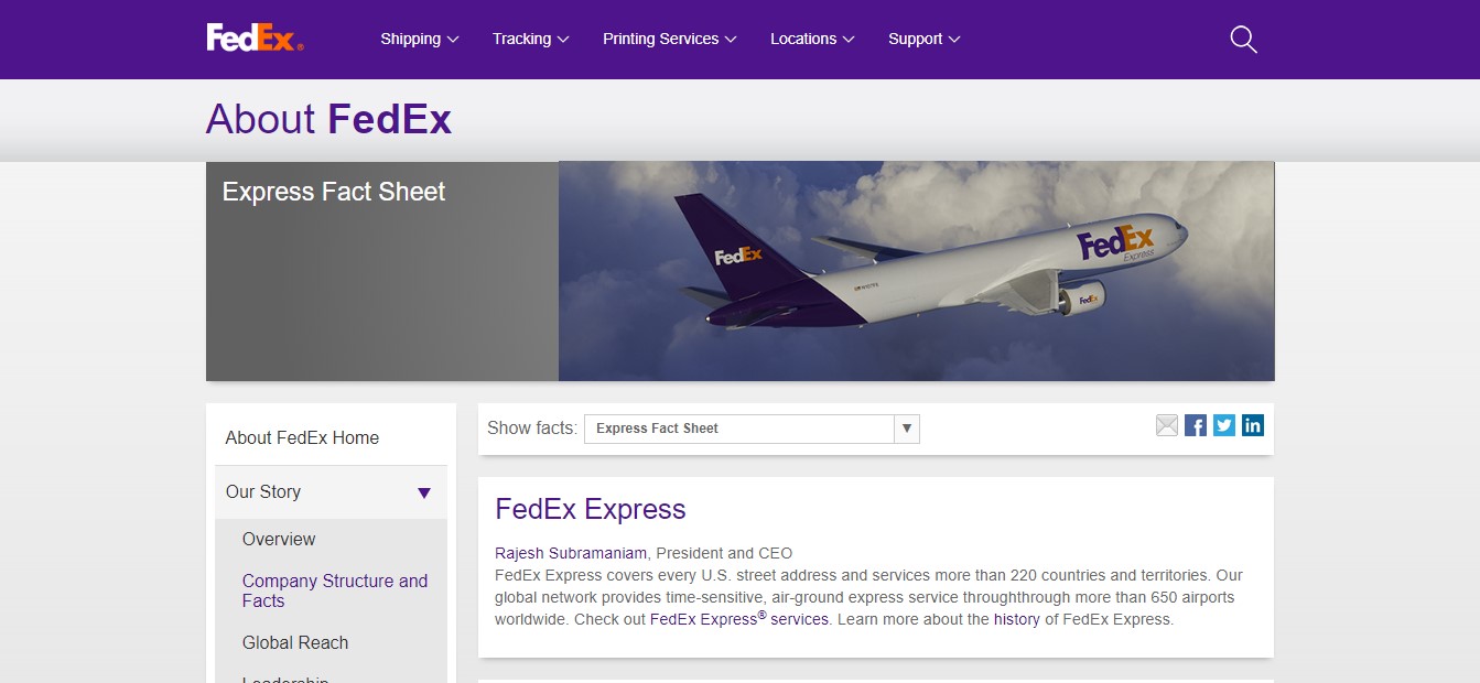 About FedEx