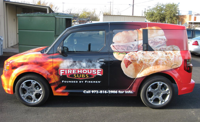 Firehouse Subs Delivery Van