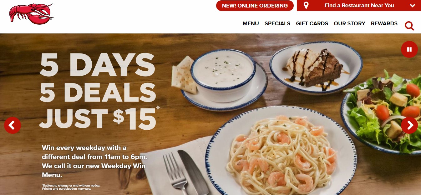 Red Lobster Page